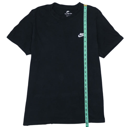 Nike Men's Black Crew Neck Short Sleeve Cotton T-Shirt Size L