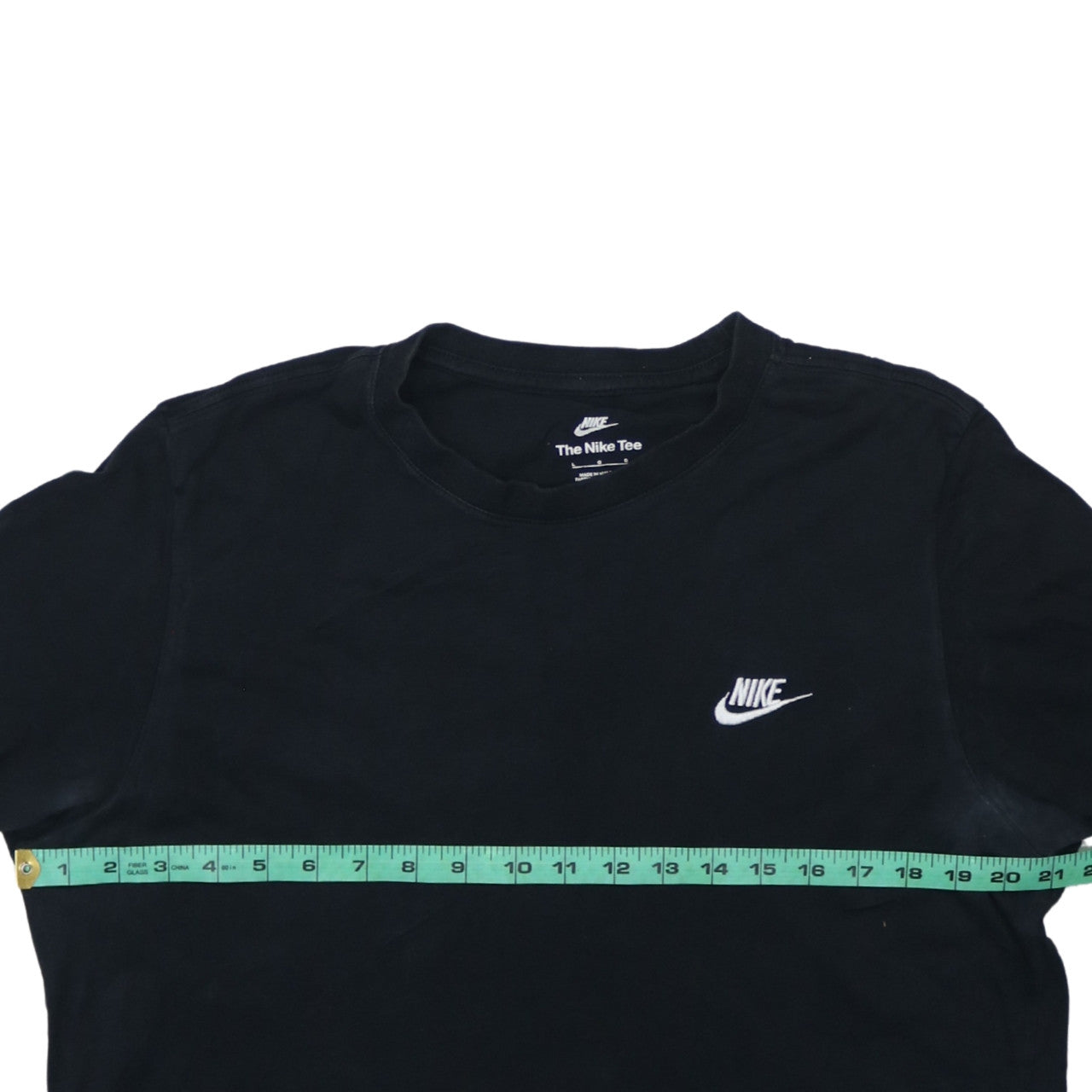 Nike Men's Black Crew Neck Short Sleeve Cotton T-Shirt Size L