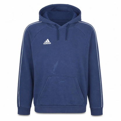 Adidas Men’s Blue Pullover Hoodie Medium Sports Fleece