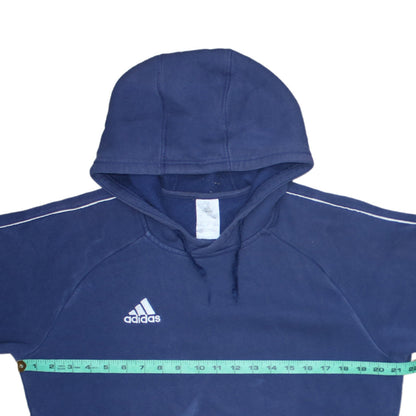 Adidas Men’s Blue Pullover Hoodie Medium Sports Fleece