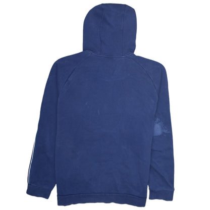 Adidas Men’s Blue Pullover Hoodie Medium Sports Fleece