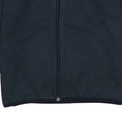 Adidas Boys Black Track Jacket 13-14Y Full Zip Fleece Activewear