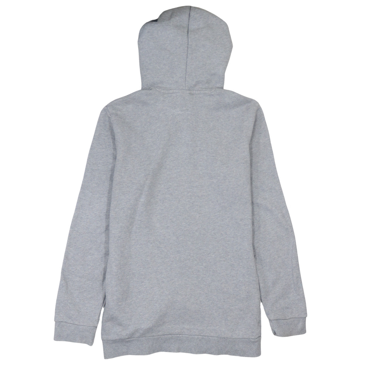 adidas Mens Grey Pullover Hoodie S Regular Fit Sports Logo Sweatshirt