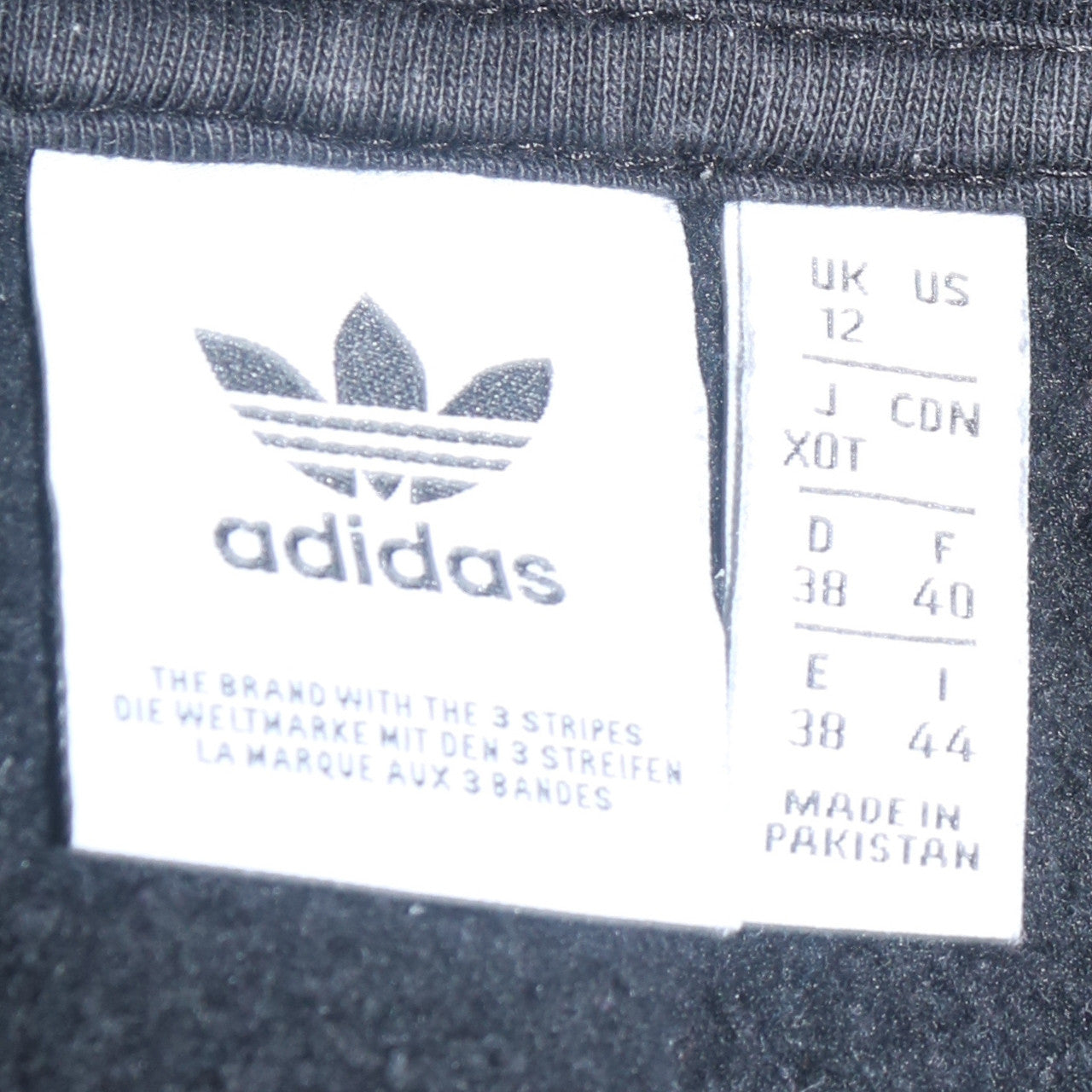 Adidas Women's Black 1/2 Zip Hooded Sweatshirt UK 12