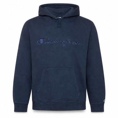 Champion Men's Blue XL Pullover Hoodie Embroidered Logo Sweatshirt