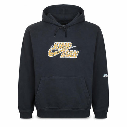 Jordan Mens Black Pullover Hoodie L Graphic Print Sportswear