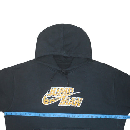 Jordan Mens Black Pullover Hoodie L Graphic Print Sportswear