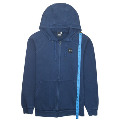 Under Armour Men's Blue Full Zip Hoodie Small Sportswear