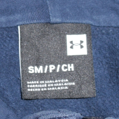 Under Armour Men's Blue Full Zip Hoodie Small Sportswear