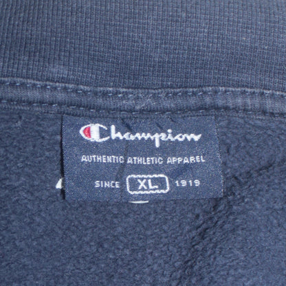 Champion Men's Black XL Full Zip Track Jacket Fleece
