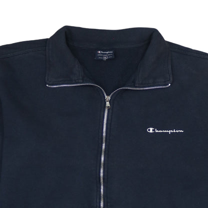 Champion Men's Black XL Full Zip Track Jacket Fleece