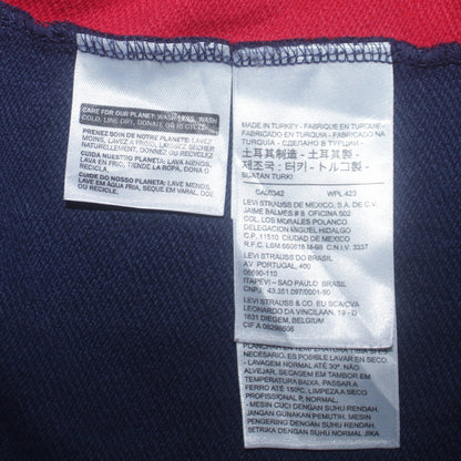 Levi's Men's Multicoloured XL Crew Neck Logo Pullover Sweatshirt