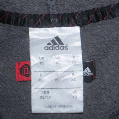 Adidas Men’s Grey Full Zip Hoodie XS Sports Fleece Jacket