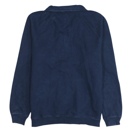 GAP Men's Blue Classic 1969 1/4 Zip Fleece Sweatshirt Size S