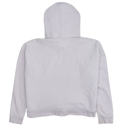 Levi's Women White Small Pullover Hoodie 100% Cotton Logo Sweatshirt