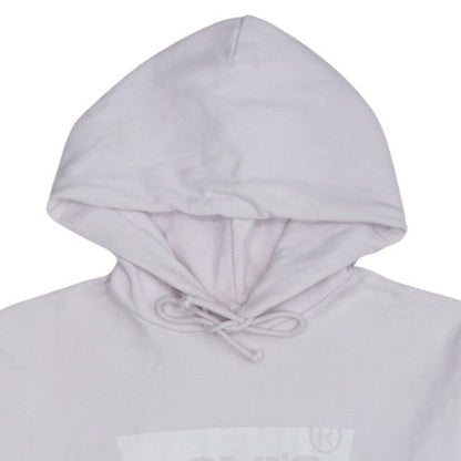 Levi's Women White Small Pullover Hoodie 100% Cotton Logo Sweatshirt