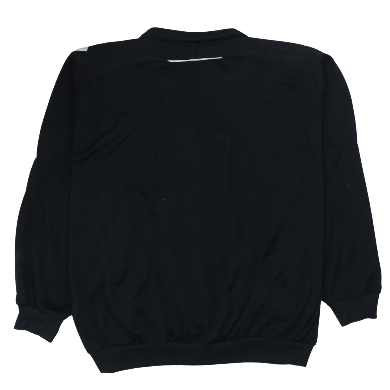 Adidas Men's Black Polyester Track Jacket Size M Full Zip Classic Style