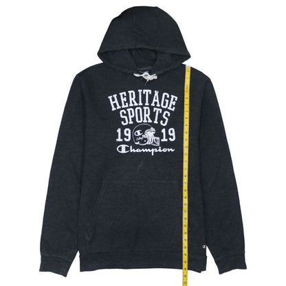Champion Men's Black 2XL Pullover Hoodie Heritage Sports Graphic