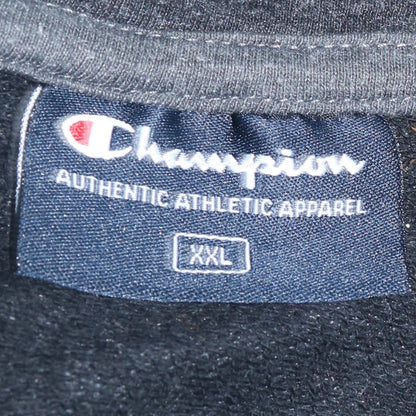 Champion Men's Black 2XL Pullover Hoodie Heritage Sports Graphic