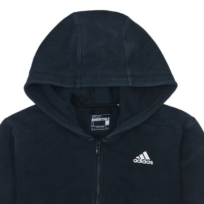 Adidas Men's Black Full Zip Hoodie Small Regular Fit Sport Essentials