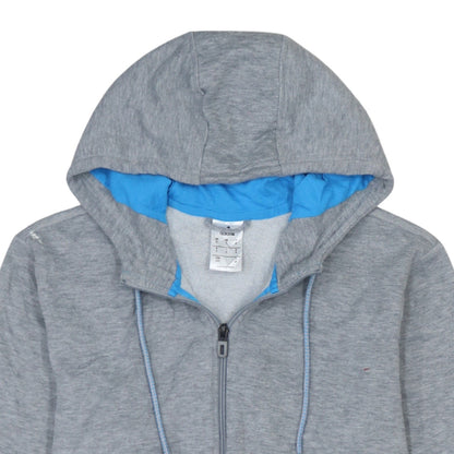 Adidas Men's Grey Full Zip Hoodie Size S Regular Fit Sportswear