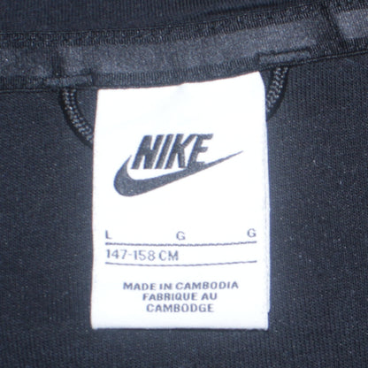 Nike Boys Black Full Zip Fleece Hoodie L 147-158cm Hooded Sweatshirt
