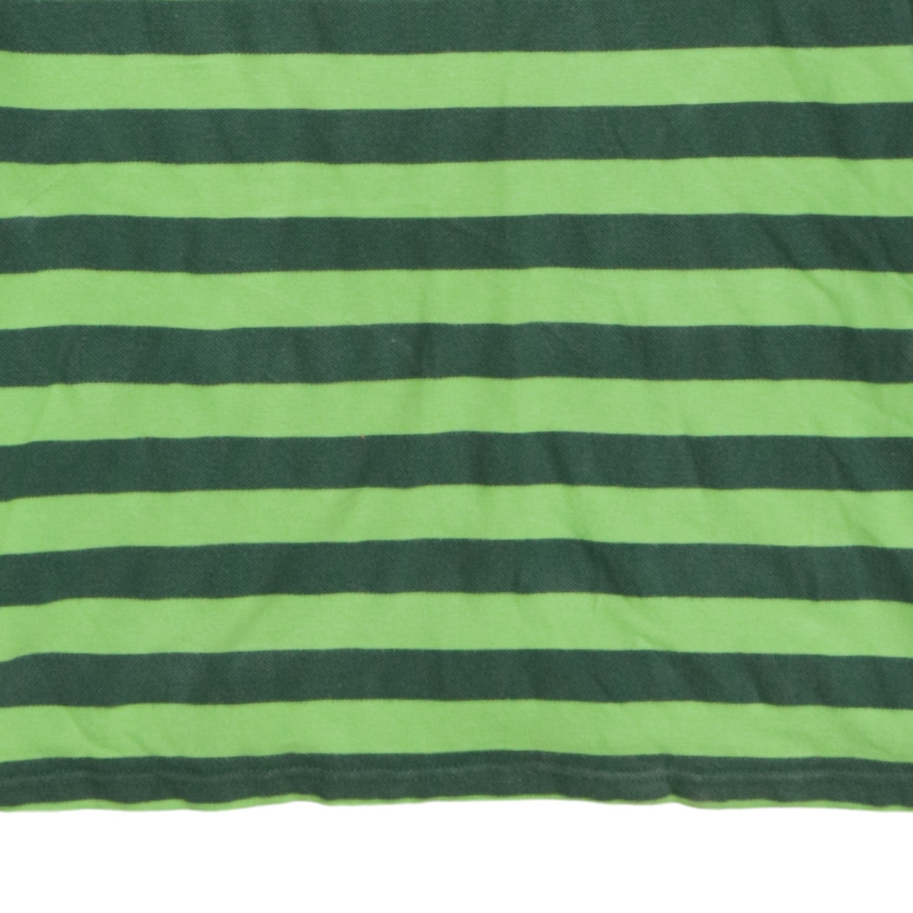 Nike Boys Green Striped Long Sleeve Polo Shirt Size 13-14 Years
