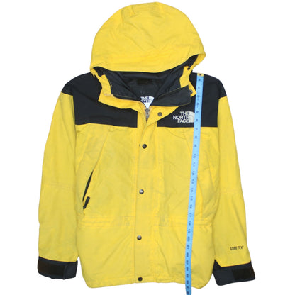 The North Face Men's Yellow Black Small Gore-Tex Hooded Waterproof Jacket