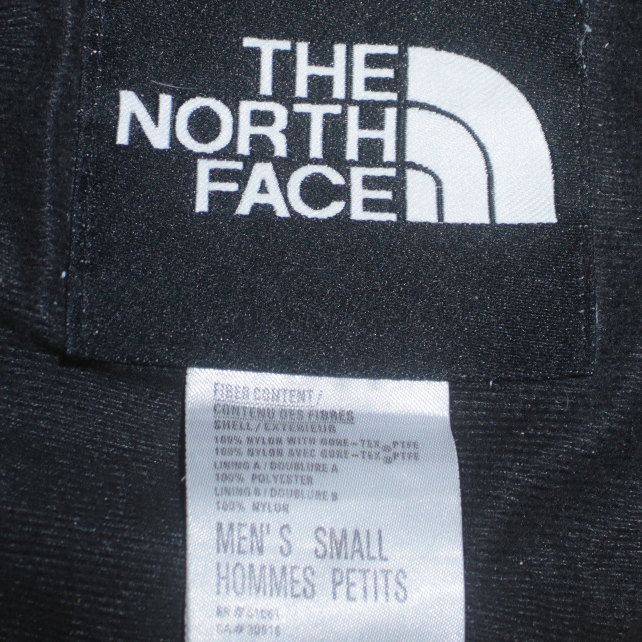 The North Face Men's Yellow Black Small Gore-Tex Hooded Waterproof Jacket