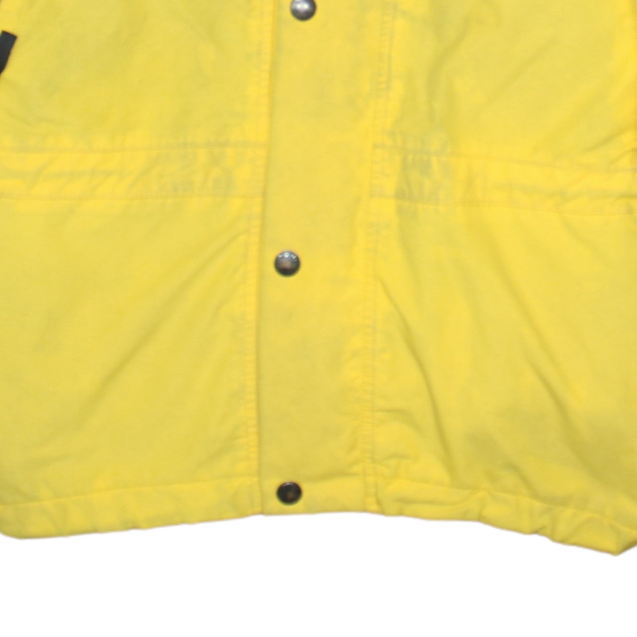 The North Face Men's Yellow Black Small Gore-Tex Hooded Waterproof Jacket