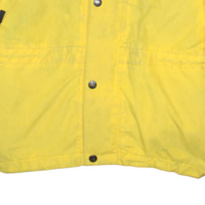 The North Face Men's Yellow Black Small Gore-Tex Hooded Waterproof Jacket