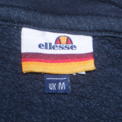 Ellesse Men's Blue Pullover Hoodie M Regular Fit Logo Sweatshirt