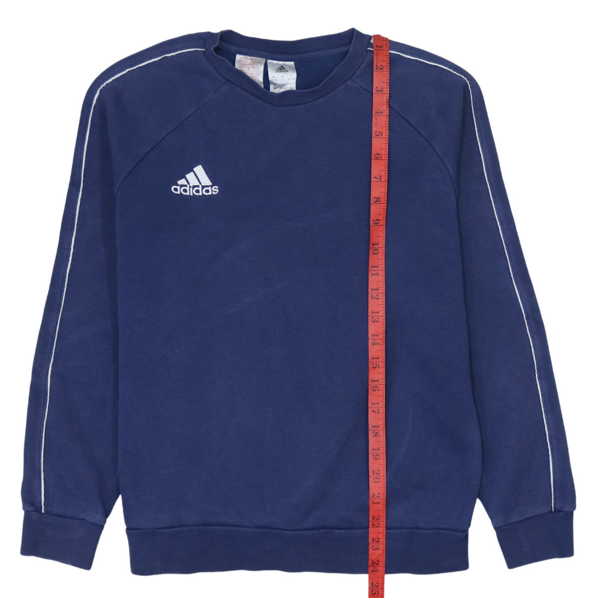 adidas Boys Blue Pullover Sweatshirt 13-14 Years Regular Fit Crew Neck