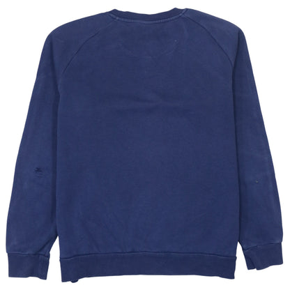 adidas Boys Blue Pullover Sweatshirt 13-14 Years Regular Fit Crew Neck