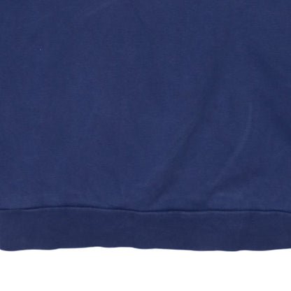 adidas Boys Blue Pullover Sweatshirt 13-14 Years Regular Fit Crew Neck
