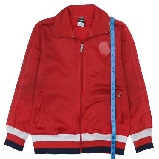 Nike Men’s Red Arsenal Track Jacket S Full Zip Polyester