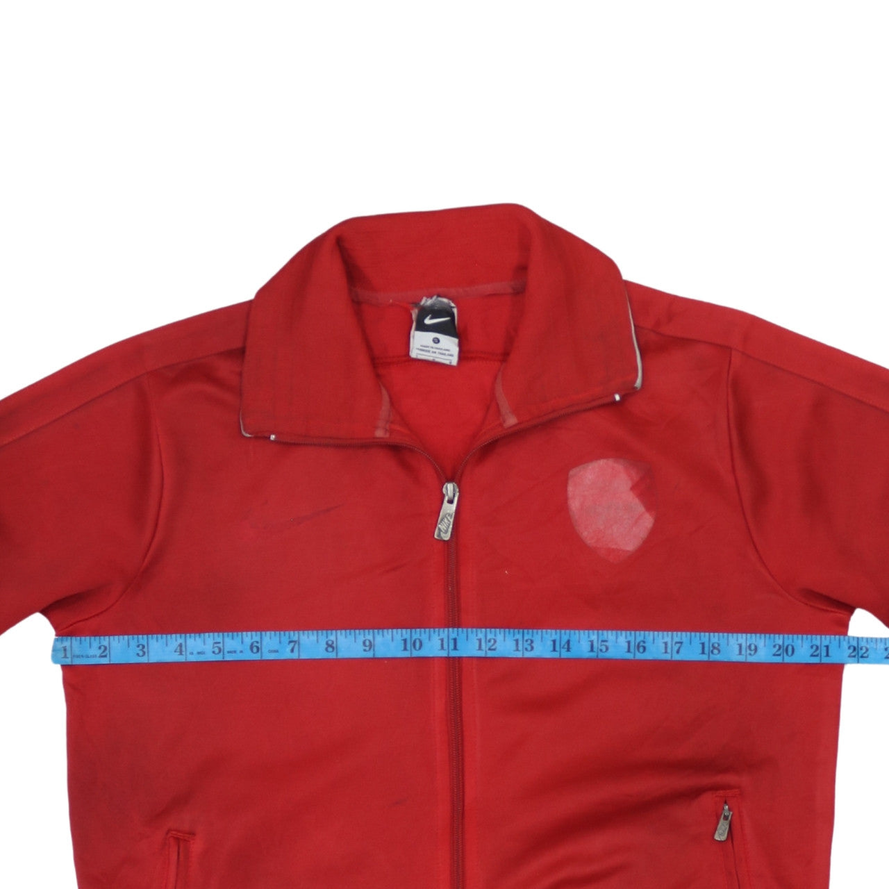 Nike Men’s Red Arsenal Track Jacket S Full Zip Polyester