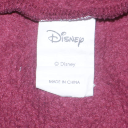 Disney Women Burgundy Minnie Mouse Polka Dot Pullover Sweatshirt L