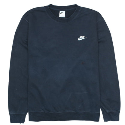 Nike Men's Blue XL Pullover Crew Neck Logo Sweatshirt