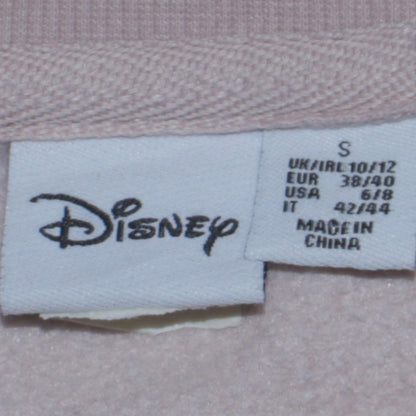 Disney Women Pink Minnie Mouse Sweatshirt S UK 10/12 Graphic Pullover