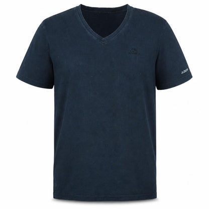 Kappa Men's Blue V-Neck Cotton T-Shirt XL Short Sleeve Casual