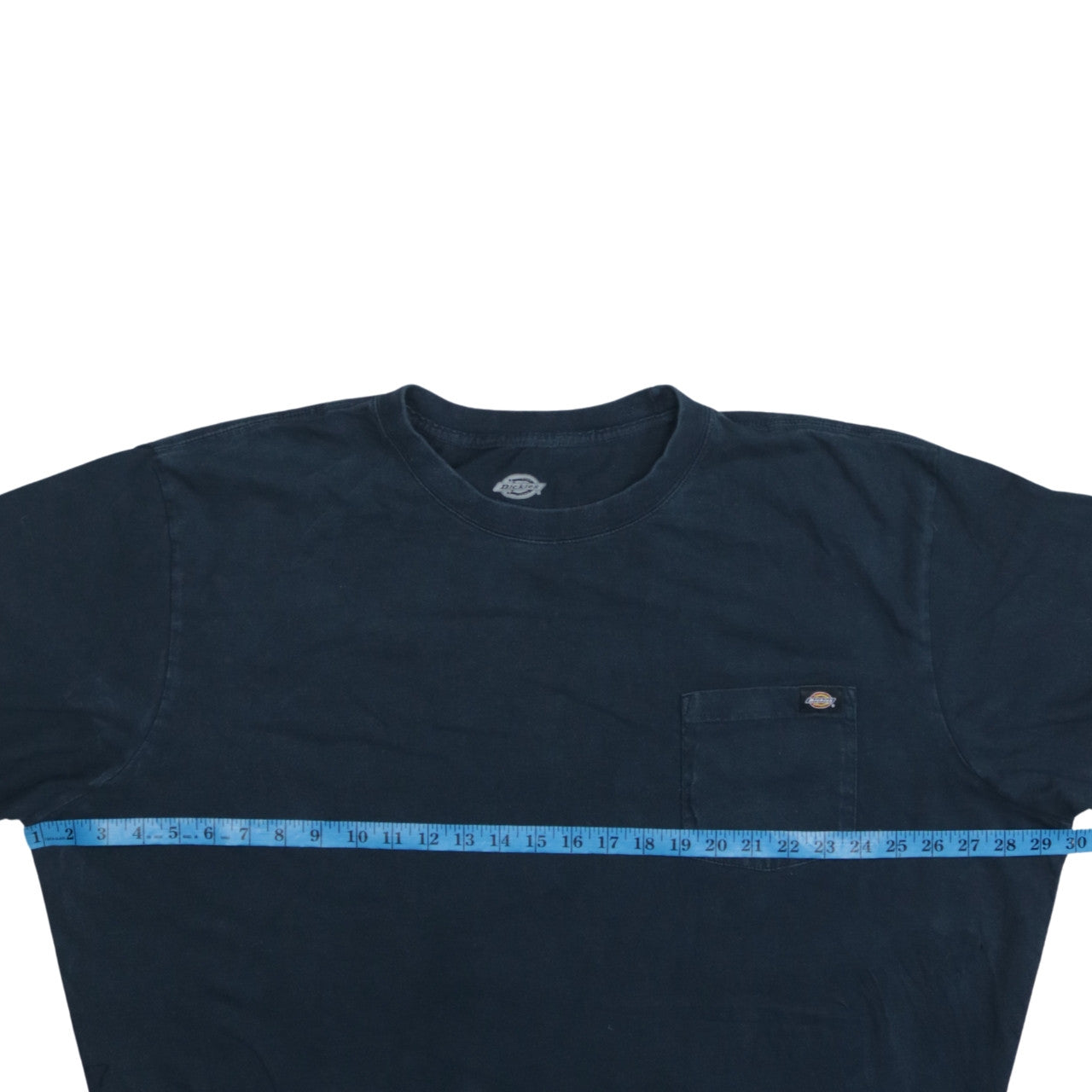 Dickies Men Blue 3XL Cotton Pocket Crew Neck Work T-Shirt