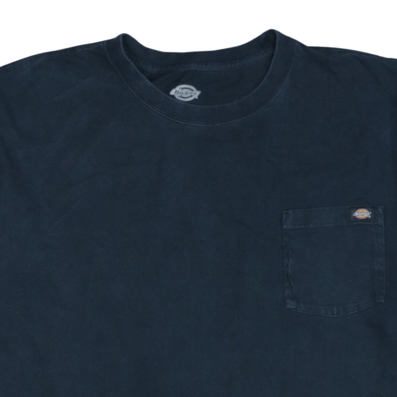 Dickies Men Blue 3XL Cotton Pocket Crew Neck Work T-Shirt