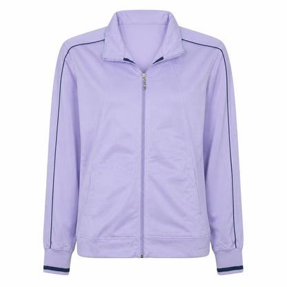 Champion Womens Purple XL Track Jacket Lightweight Zip Top