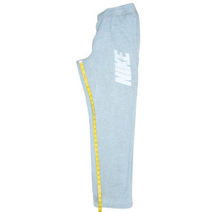 Nike Men's Grey L Fleece Sweatpants Activewear Trousers