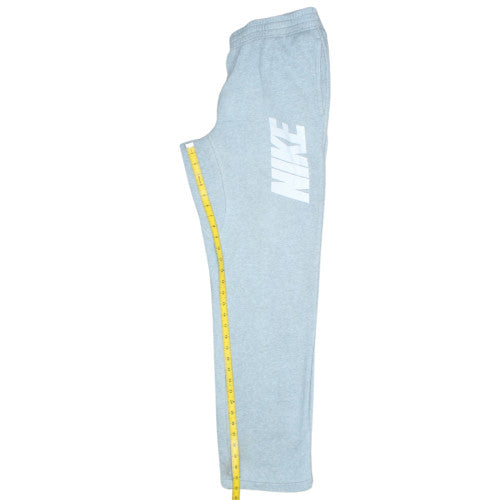 Nike Men's Grey L Fleece Sweatpants Activewear Trousers