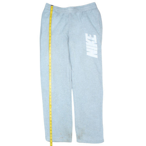 Nike Men's Grey L Fleece Sweatpants Activewear Trousers