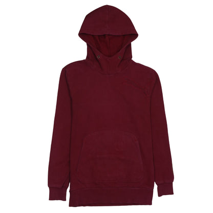 Puma Men's Red Pullover Hoodie Small High Neck Fleece Sweatshirt