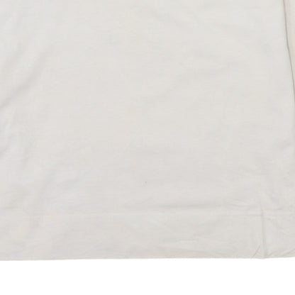 Nike Men Beige XS Cotton Crew Neck Long Sleeve Pullover Sweatshirt