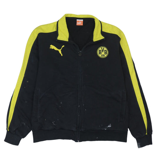Puma Men's Black XL BVB 09 Track Jacket Full Zip Football Activewear